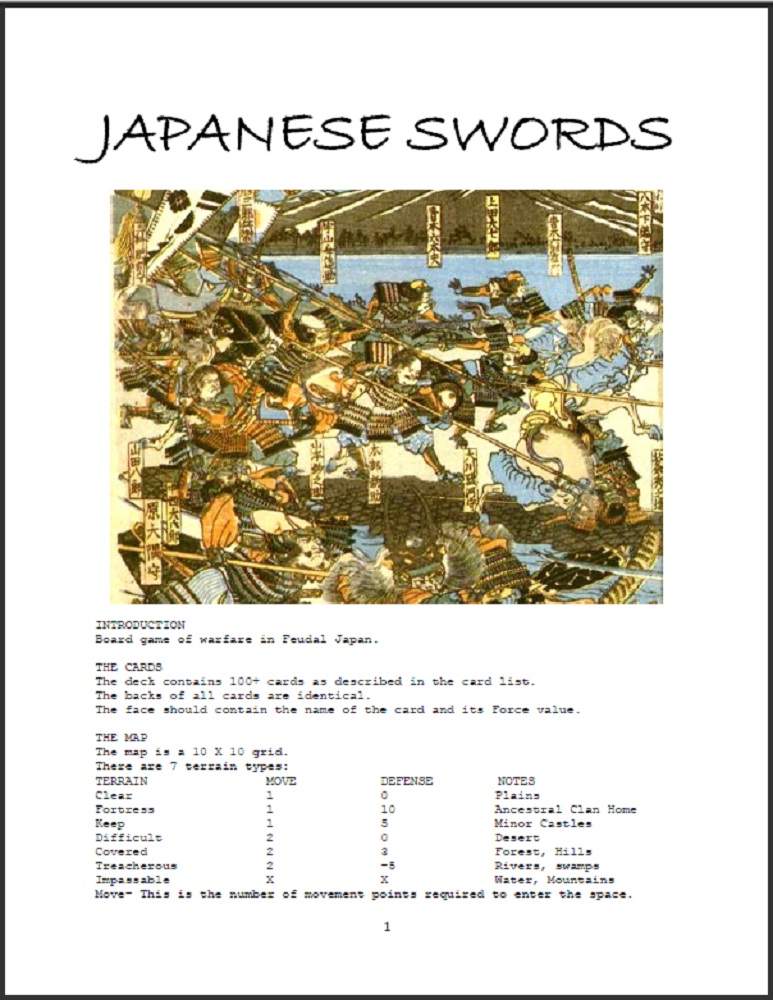 Japanese Swords