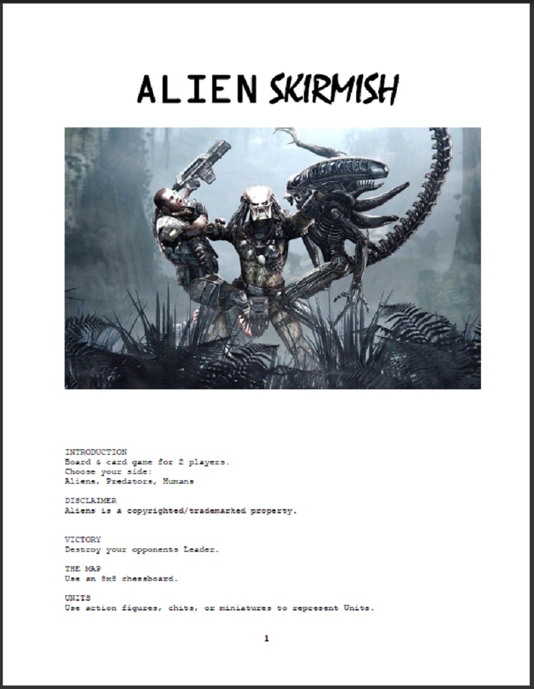 Alien Skirmish