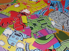 Robot vs Alien