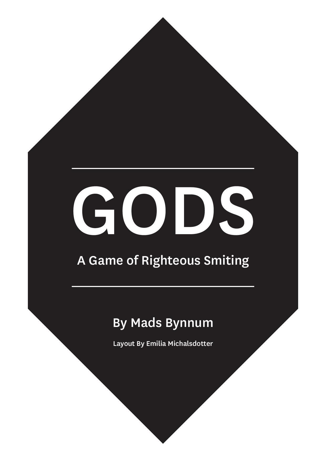 Gods: A Game of Righteous Smiting