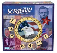 Presidential Scrabble Democrats vs. Republicans Board Game
