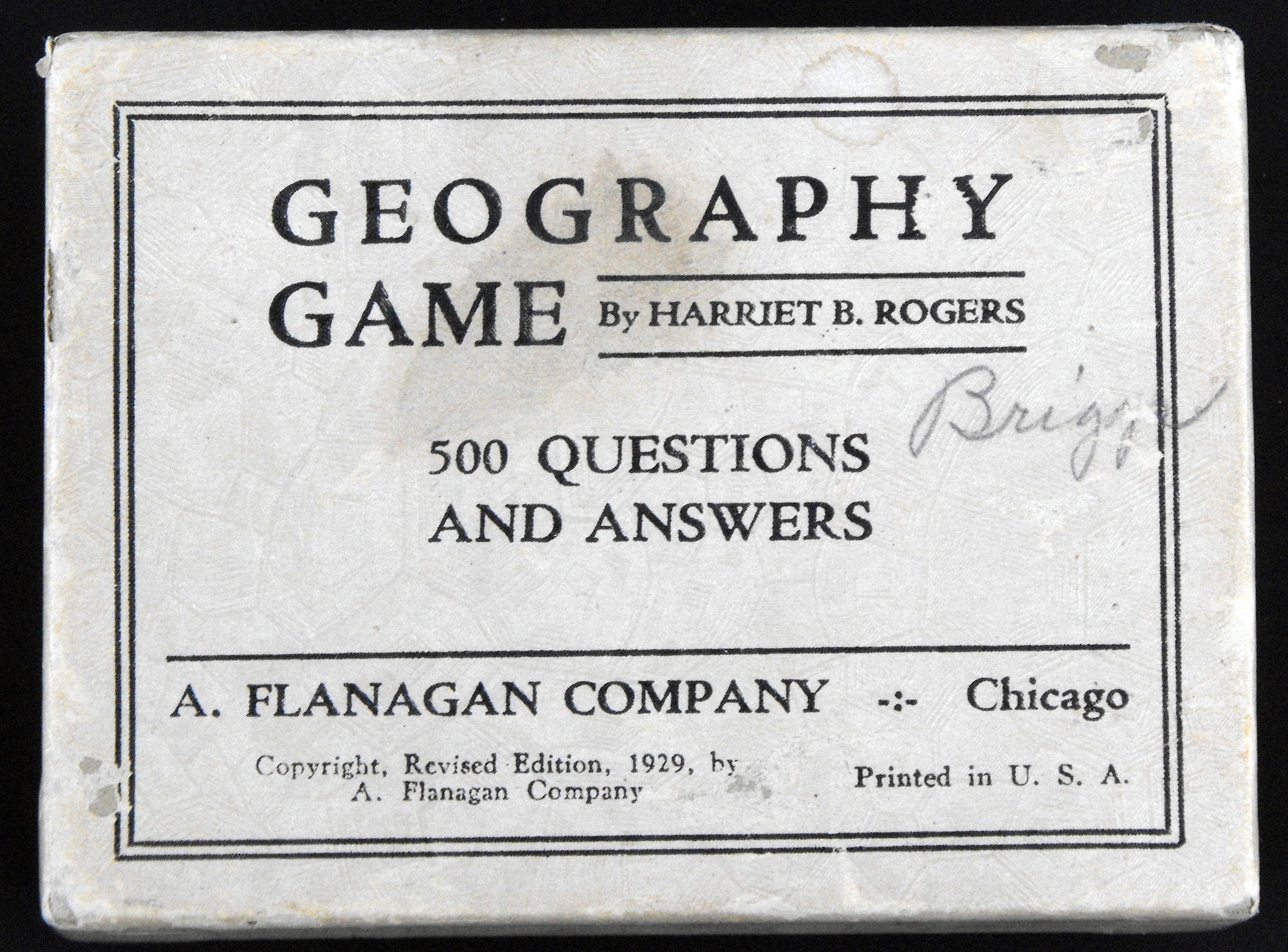 Geography Game