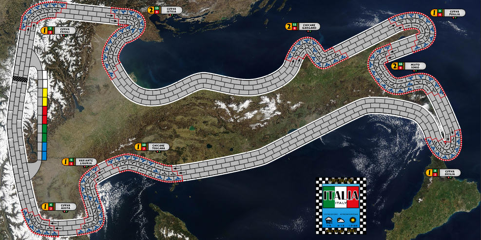 Formula Dé - ITALY SERIES - Commemorative Track