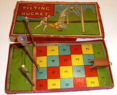 The Game of Tilting the Bucket
