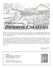 Panzer Grenadier: Divisione Corazzata