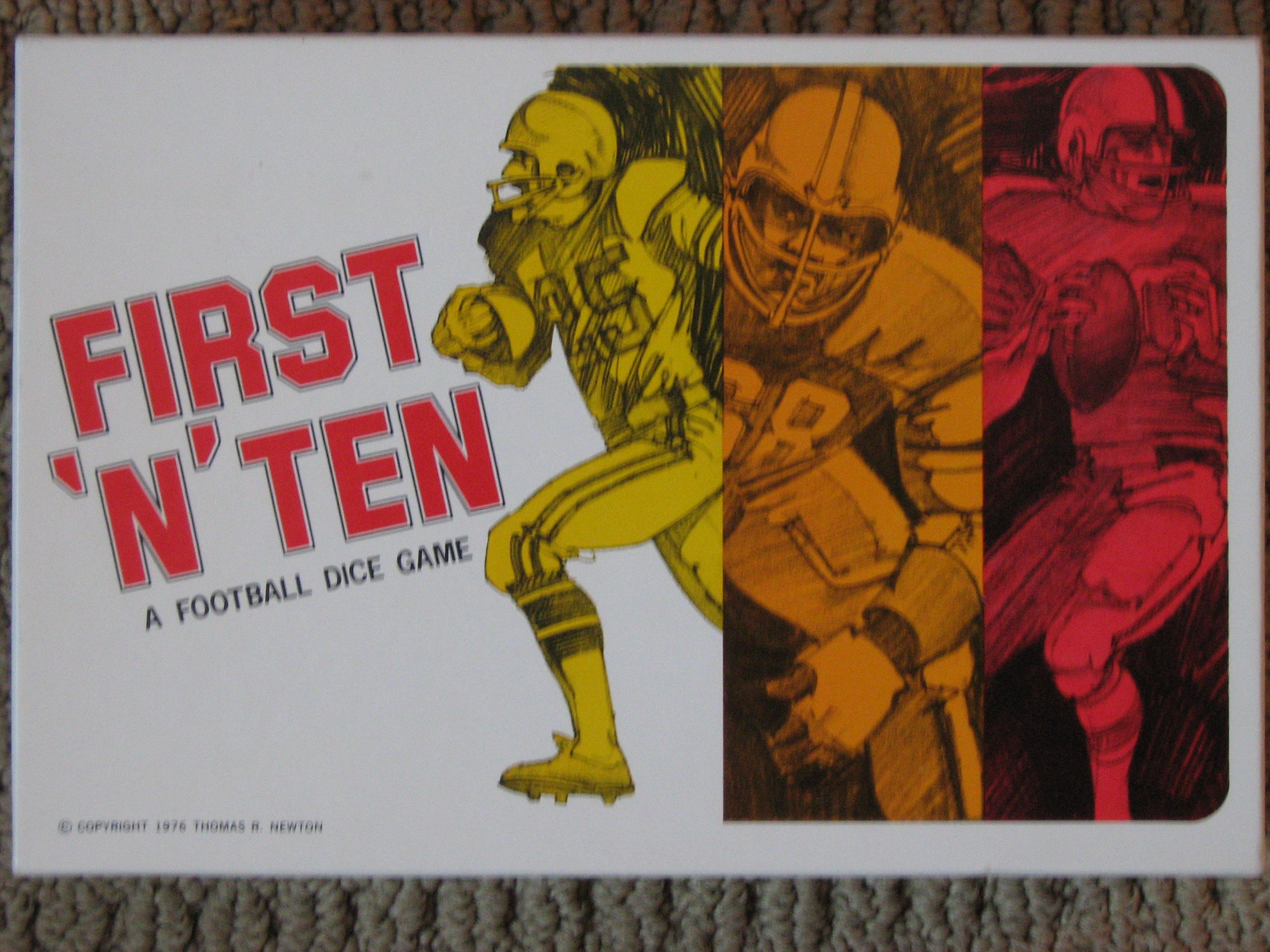 First n Ten: A Football Dice Game