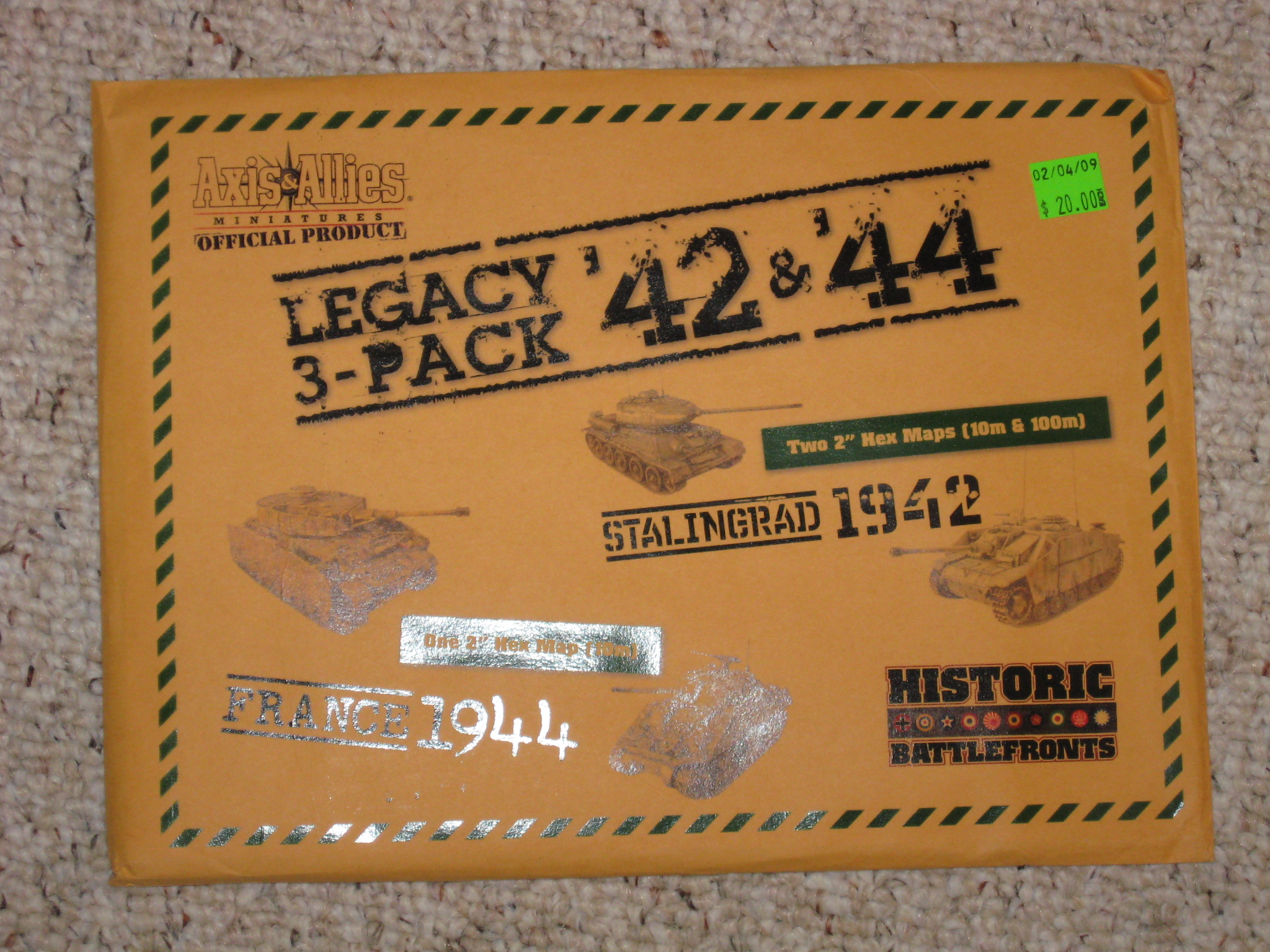 Axis & Allies: Legacy 3-Pack 42 & 44