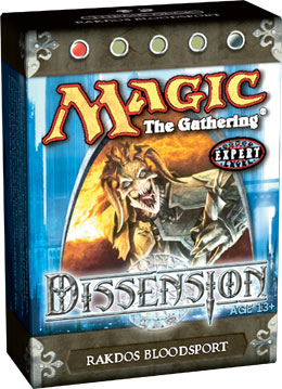 Dissension Rakdos Bloodsport Precon Theme Deck
