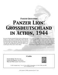 Panzer Grenadier: Panzer Lion: Grossdeutschland in Action, 1944