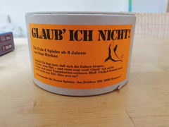Glaub' ich nicht!