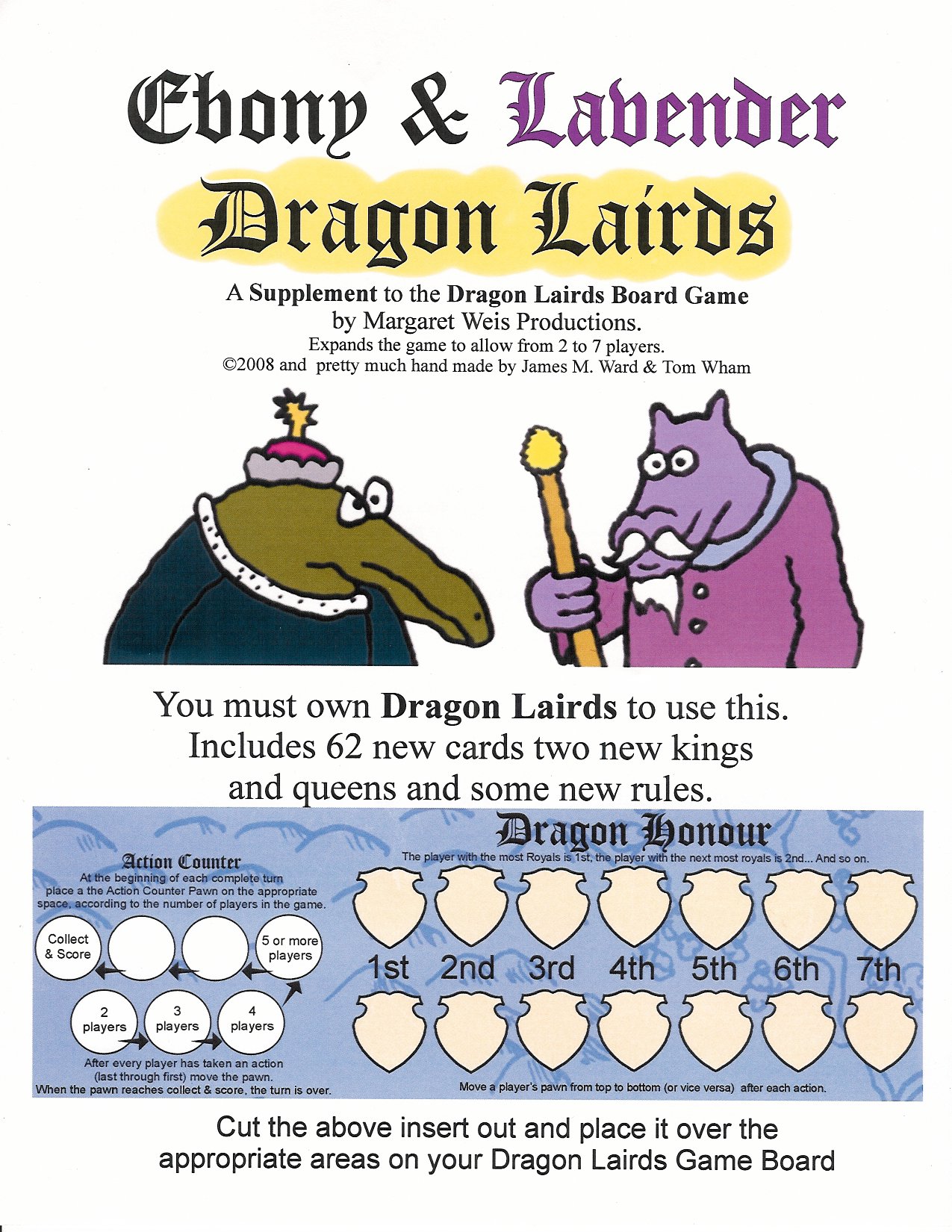 Ebony & Lavender Dragon Lairds