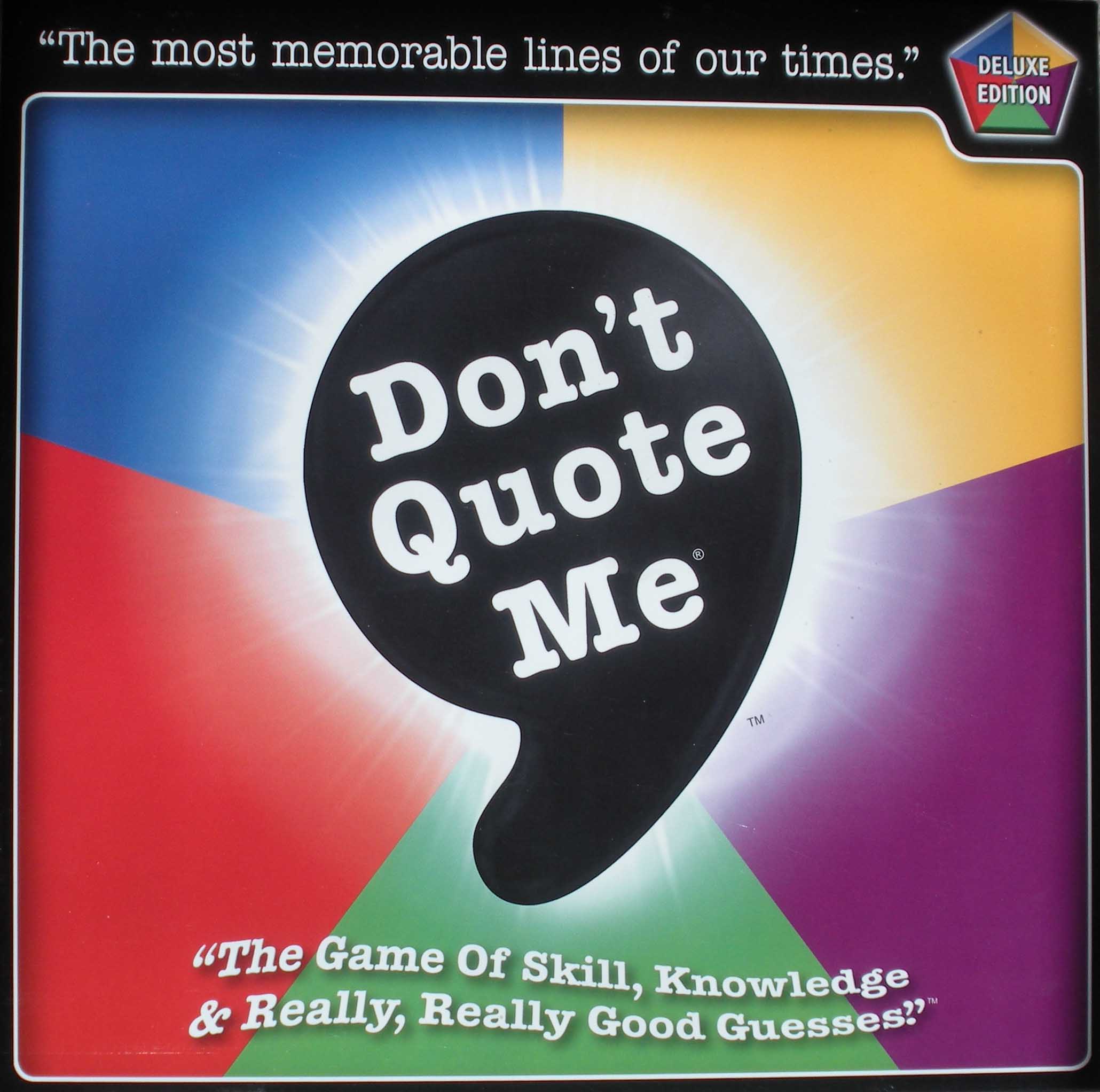 Dont Quote Me: Deluxe Edition