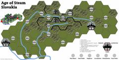Age of Steam Expansion: Slovakia