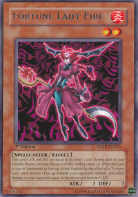 Fortune Lady Fire - ANPR-EN011 - Rare - 1st Edition