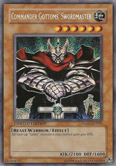 Commander Gottoms, Swordmaster - HA01-EN013 - Secret Rare - Limited