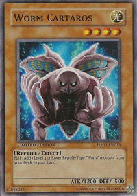 Worm Cartaros - HA01-EN019 - Super Rare - Limited