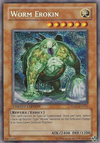 Worm Erokin - HA01-EN021 - Secret Rare - Limited