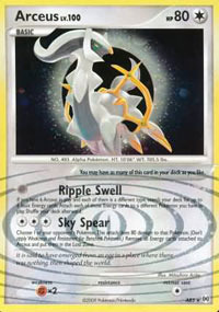 Arceus - AR5/9 - Holo Rare