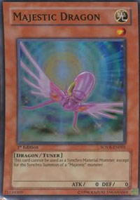 Majestic Dragon - SOVR-EN001 - Super Rare - 1st Edition