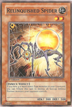 Relinquished Spider - SOVR-EN017 - Common - 1st Edition