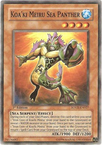 Koaki Meiru Sea Panther - SOVR-EN027 - Common - 1st Edition
