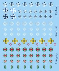 Axis Decals, Hungarian, Finn, Romanian