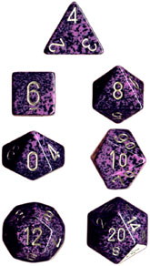 Hurricane Speckled 7 Dice Set - CHX25317