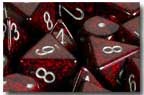 Silver Volcano Speckled 7 Dice Set - CHX25344