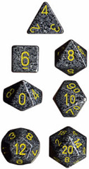 Speckled Urban Camo w/Yellow Polyhedral Dice Set (CHX25328)