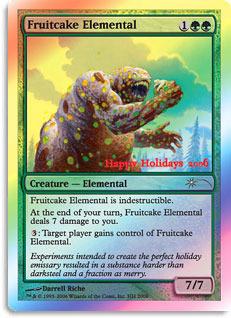 Fruitcake Elemental - Foil - Holiday Promo