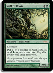 Wall of Roots - FNM Foil