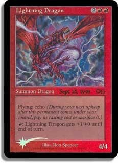 Lightning Dragon - Foil - Prerelease Promo