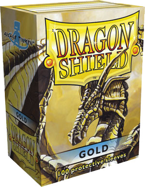 Dragon Shield Box of 100 in Gold