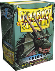 Dragon Shield Card Sleeves Box of 100 in Matte Green