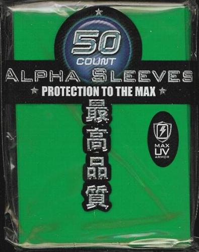 Max Protection Alpha Green Large Sleeves
