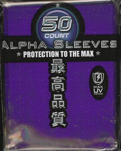 Max Protection Alpha Purple Large Sleeves