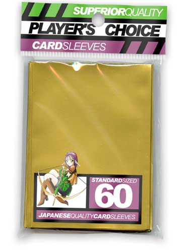 Players Choice Standard Gold Sleeves