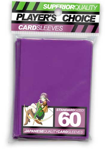 Players Choice Standard Purple Sleeves