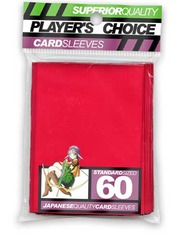 Player's Choice Standard Red Sleeves