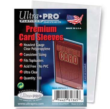 2-1/2 X 3-1/2 Premium Card Sleeves