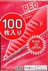 Japan Red Standard Deck Protectors 100ct