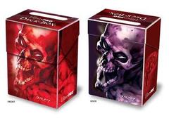 Skull Red and Purple by Brom