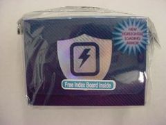 Max Protection Horizontal Blue Lightning Bolt Deck Box