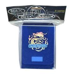 Max Protection Vertical Blue Dragon Emblem Deck Box