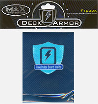 Max Protection Vertical Metallic Blue Lightning Bolt Deck Box