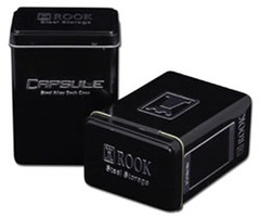 Rook Capsule Embossed Steel Alloy Deck Case in Nocturnal Black