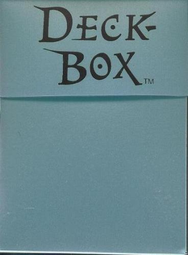 Ultra Pro Metalized Deck Box in Caribbean Blue