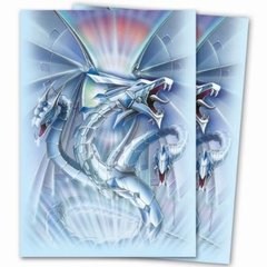 Artists' Series Monte Moore Blue Diamond Dragon Deck Protector Sleeves for Yu-Gi-Oh Cards Pack of 50