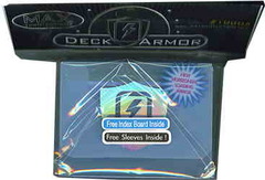 Max Protection Horizontal Clear Blue Lightning Bolt Deck Box