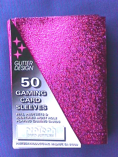 Protech Glitter-Back Sleeves - Magenta
